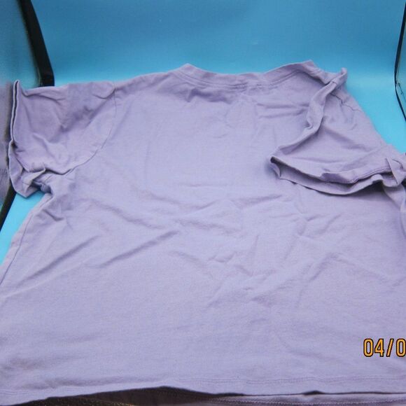 📦 Purple crop 💜 CURRENT MOOD tshirt Pre-owned - Picture 6 of 6